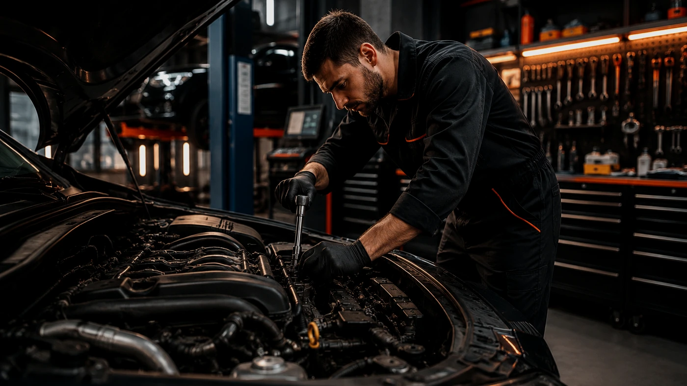 Sprzęgło i napęd AutoForge Garage