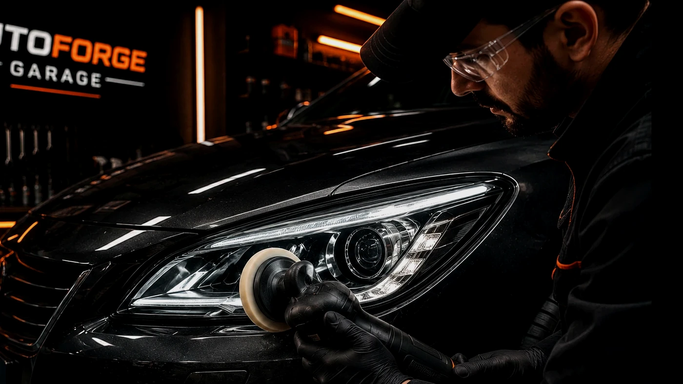 Słabsze światło AutoForge Garage